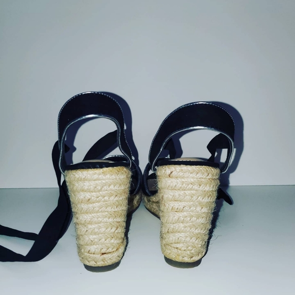 JustFab Lace-Up Espadrille Wedge - Picture 4 of 4